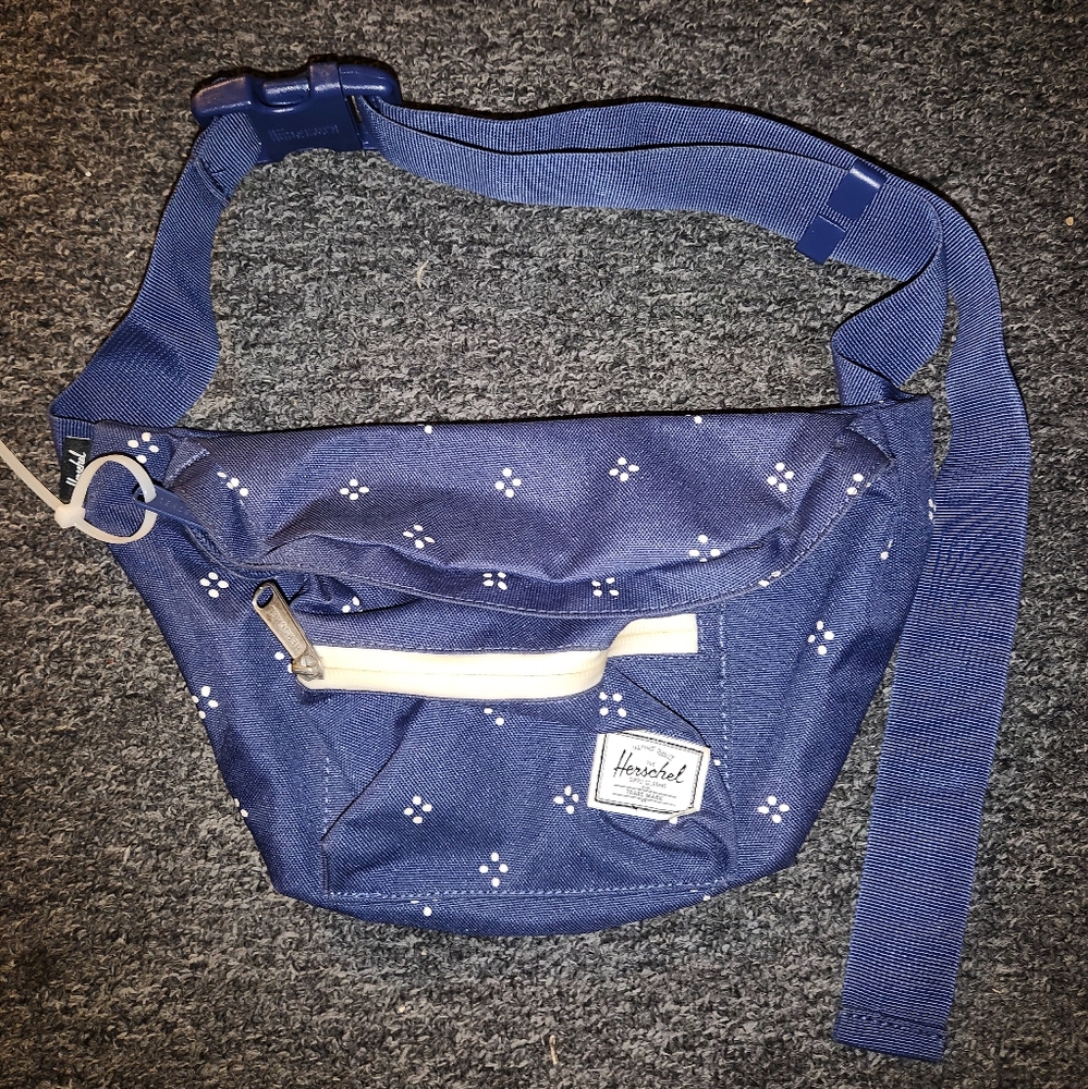Herschel Supply Company Blue Patterned Fannypqck